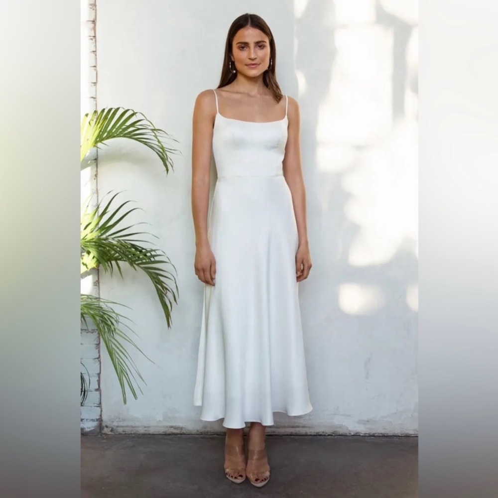 Jenny Yoo Calista Little White Dress